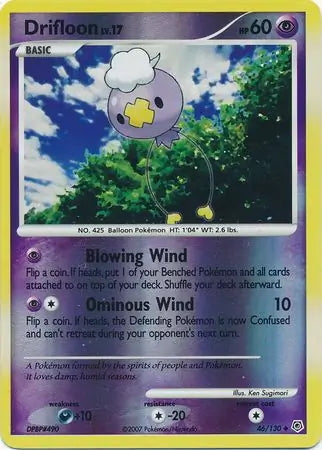 Diamond & Pearl Drifloon #46/130 reverse holo